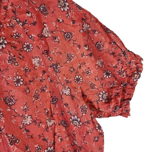 Eddie Bauer Coral Floral Top - Picture 10 of 10